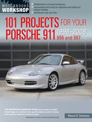 cover image of 101 Projects for Your Porsche 911 996 and 997 1998-2008